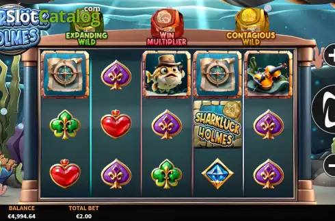 Скрин2. Sharkluck Holmes слот