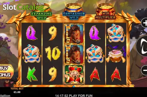 Скрин2. 3 Wonders - Luck of Stallion слот