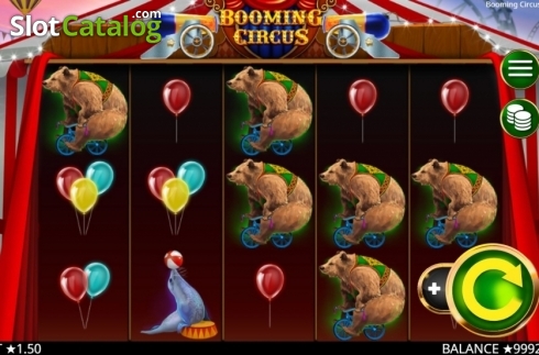 Скрин2. Booming Circus слот
