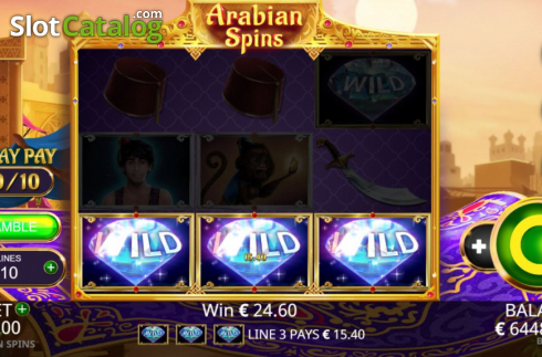 Скрин3. Arabian Spins слот