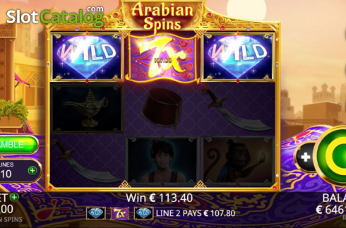 Скрин5. Arabian Spins слот