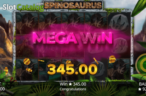 Скрин5. Spinosaurus (Booming Games) слот