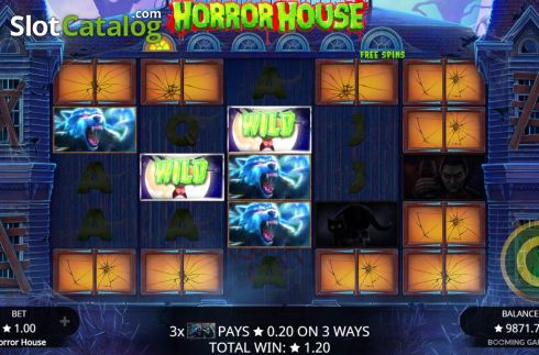 Скрин6. Horror House (Booming Games) слот