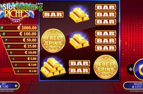 Скрин2. Diamond Riches слот