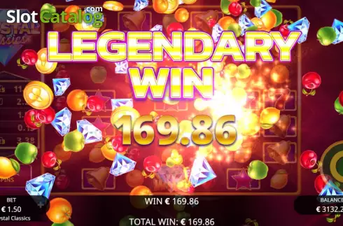 Скрин8. Crystal Classics слот