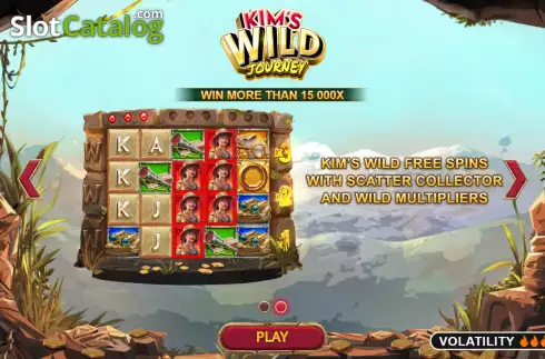 Скрин2. Kim's Wild Journey слот