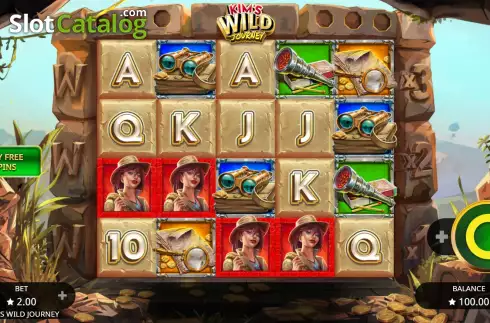 Скрин3. Kim's Wild Journey слот