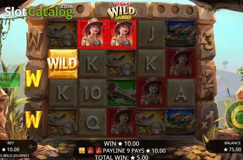 Скрин4. Kim's Wild Journey слот