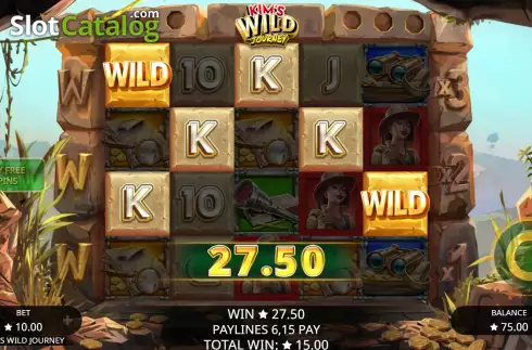 Скрин5. Kim's Wild Journey слот