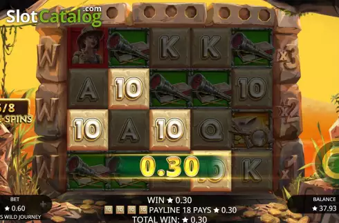 Скрин8. Kim's Wild Journey слот