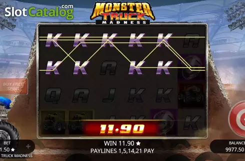 Скрин6. Monster Truck Madness слот
