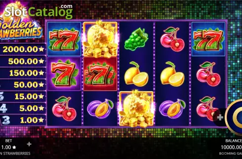 Скрин3. Golden Strawberries слот