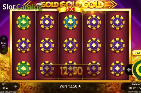 Скрин4. Gold Gold Gold 5000 слот