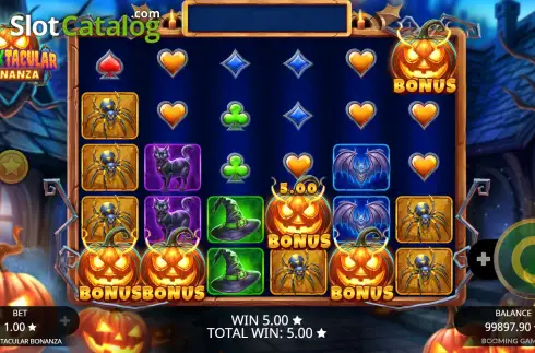 Скрин7. Spooktacular Bonanza слот