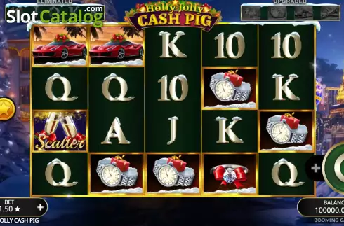 Скрин2. Holly Jolly Cash Pig слот