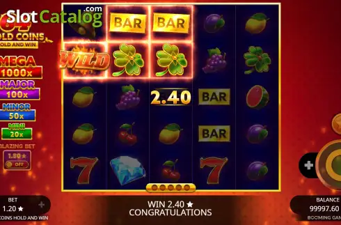 Скрин4. 64 Gold Coins Hold and Win слот