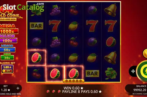 Скрин5. 64 Gold Coins Hold and Win слот
