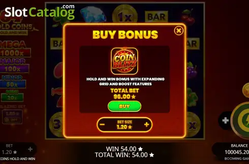 Скрин6. 64 Gold Coins Hold and Win слот