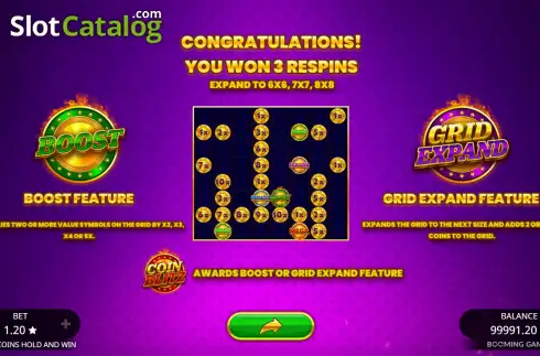 Скрин8. 64 Gold Coins Hold and Win слот