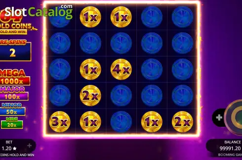 Скрин9. 64 Gold Coins Hold and Win слот
