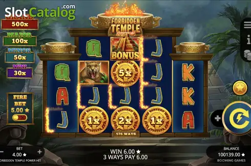 Скрин3. Forbidden Temple Power Hit слот