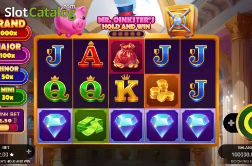 Скрин2. Mr. Oinksters Hold and Win слот