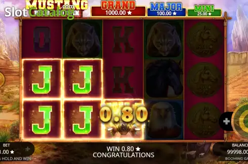 Скрин3. Mustang Hold and Win слот
