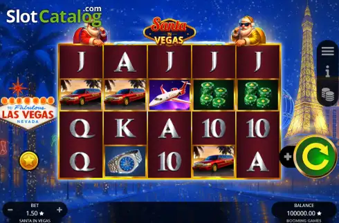 Скрин2. Santa In Vegas слот