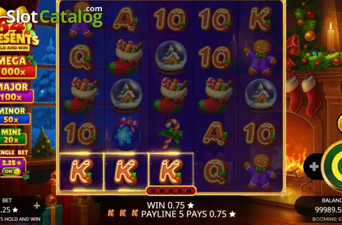 Скрин3. 64 Presents Hold and Win слот