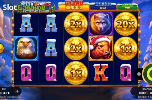 Скрин2. Polar Buffalo Extreme Hold and Win 25,000 слот