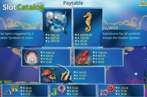 Скрин2. Dolphins Luck слот