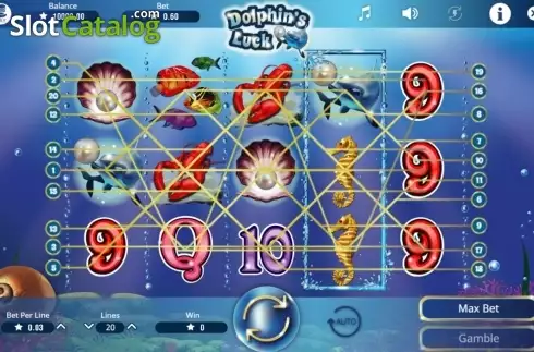 Скрин3. Dolphins Luck слот
