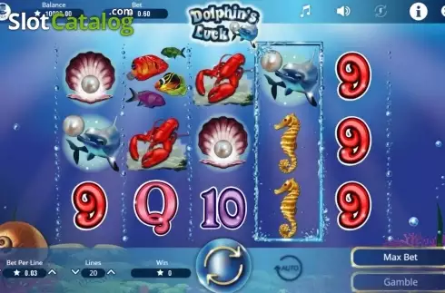 Скрин4. Dolphins Luck слот