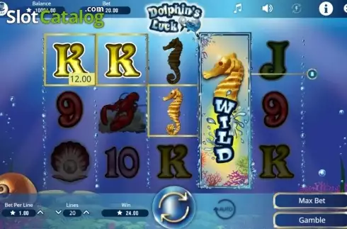 Скрин5. Dolphins Luck слот