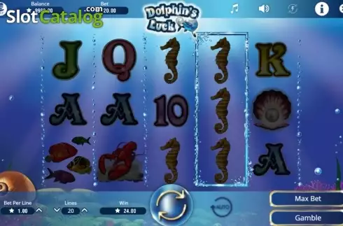 Скрин6. Dolphins Luck слот