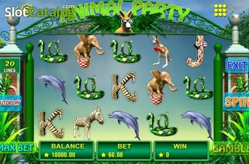 Скрин4. Animal Party (Booming Games) слот