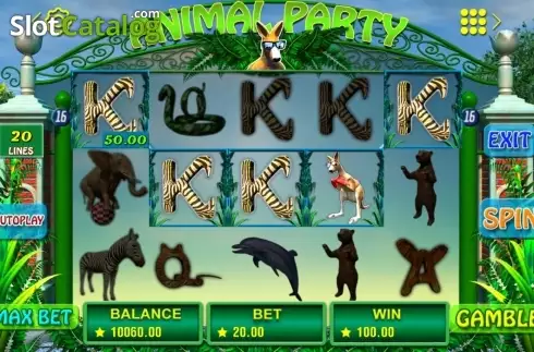 Скрин5. Animal Party (Booming Games) слот