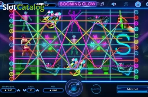 Скрин3. Booming Glow слот