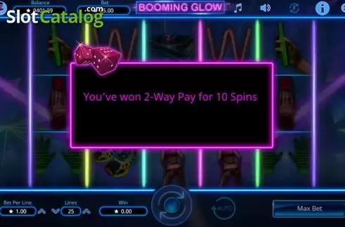Скрин5. Booming Glow слот