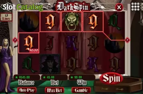 Скрин6. Dark Spin слот