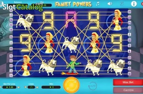 Скрин3. Family Powers слот