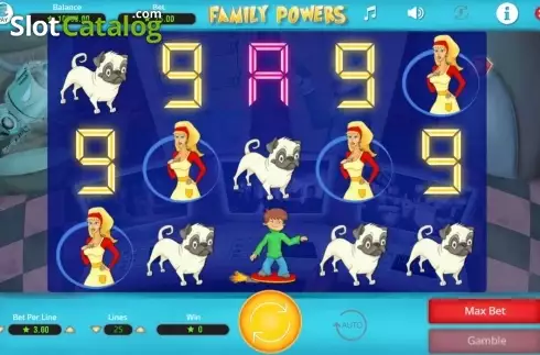 Скрин4. Family Powers слот