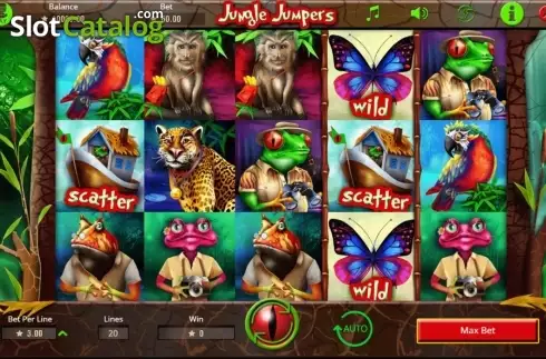 Скрин4. Jungle Jumpers слот