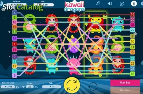 Скрин3. Kawaii Dragons слот