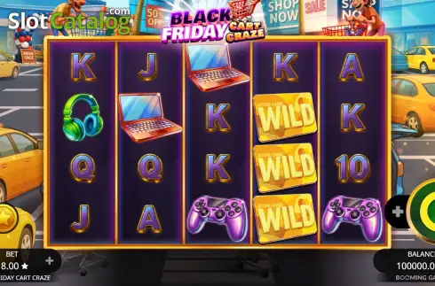 Скрин2. Black Friday Cart Craze слот