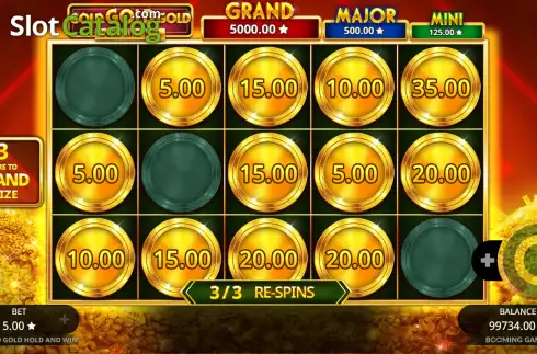 Скрин3. Gold Gold Gold Hold and Win слот