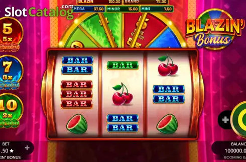 Скрин2. Blazin' Bonus слот