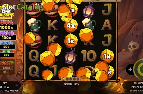 Скрин3. 64 Nuggets Hold and Win слот
