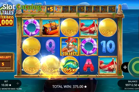Скрин3. Fish Tales Monster Bass 10,000 слот