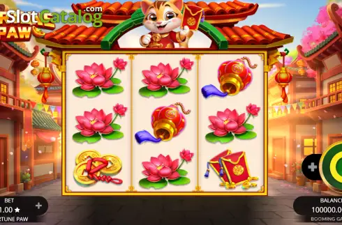 Скрин2. Fortune Paw слот